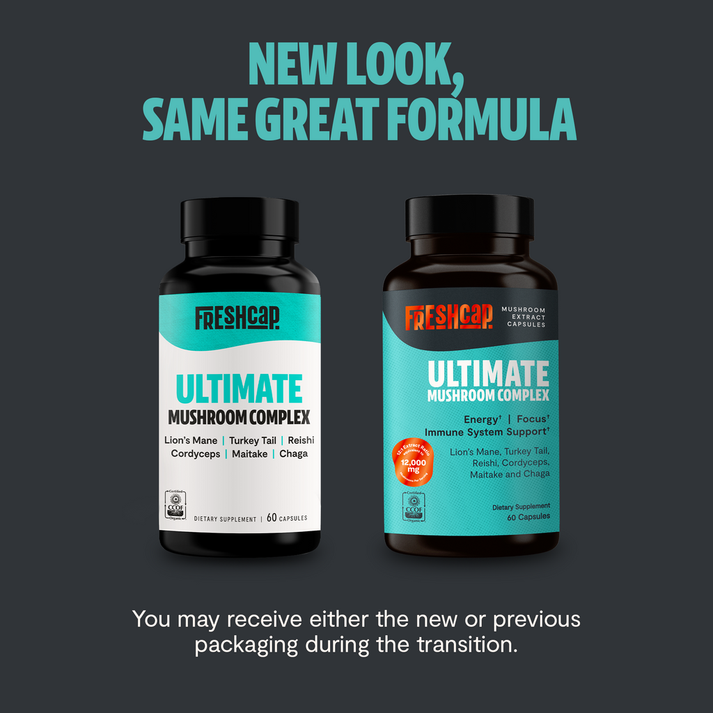 Organic Mushroom Complex Supplement Capsules